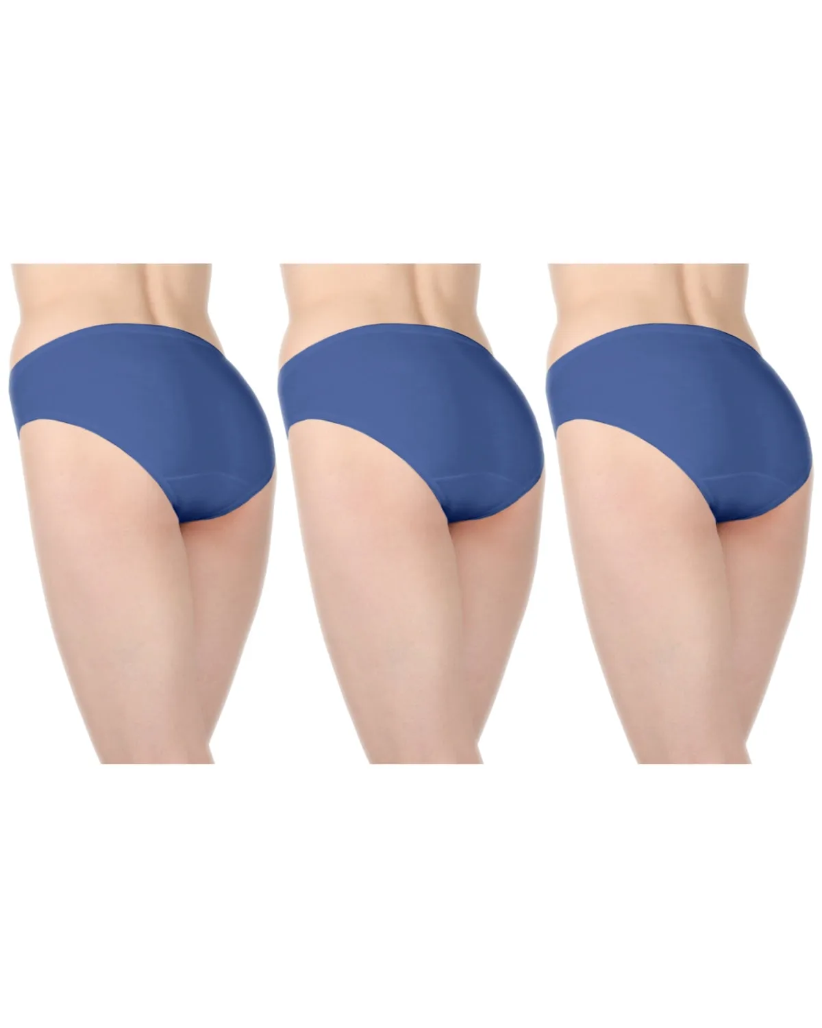 Combed Cotton Basic Hipster Panties 3 Pack