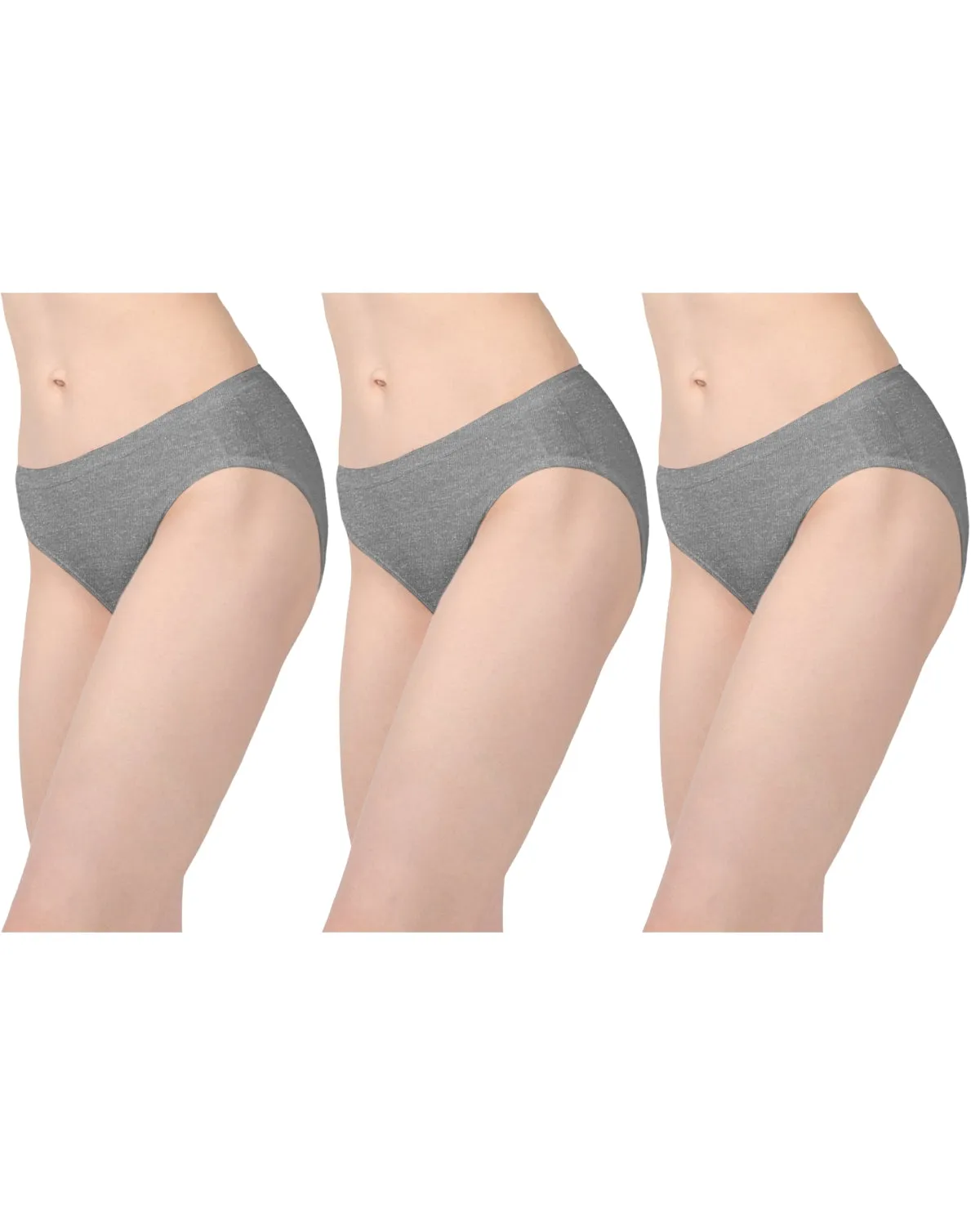 Combed Cotton Basic Hipster Panties 3 Pack