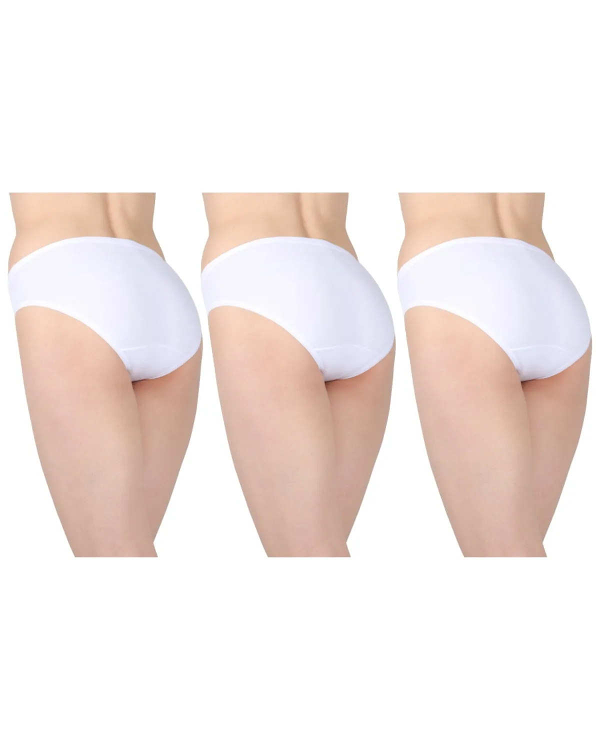Combed Cotton Basic Hipster Panties 3 Pack