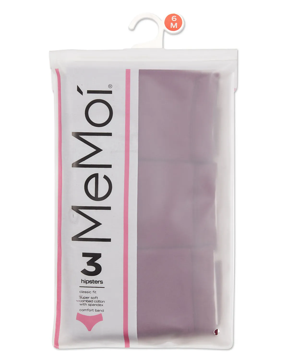 Combed Cotton Basic Hipster Panties 3 Pack