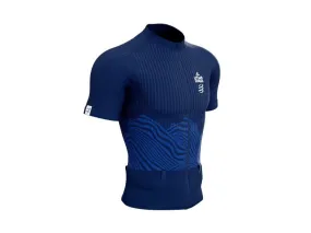 Compessport Men's Ultra-Trail Postural SS Top - UTMB 2022-Blue Compessport Men's Ultra-Trail Postural SS Top - UTMB 2022-Blue
