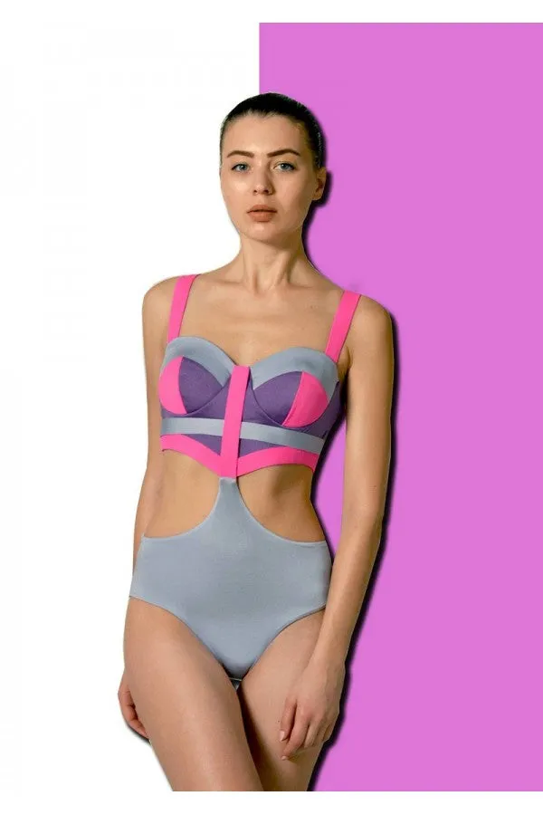 Connect Monokini- Fall at the Beach