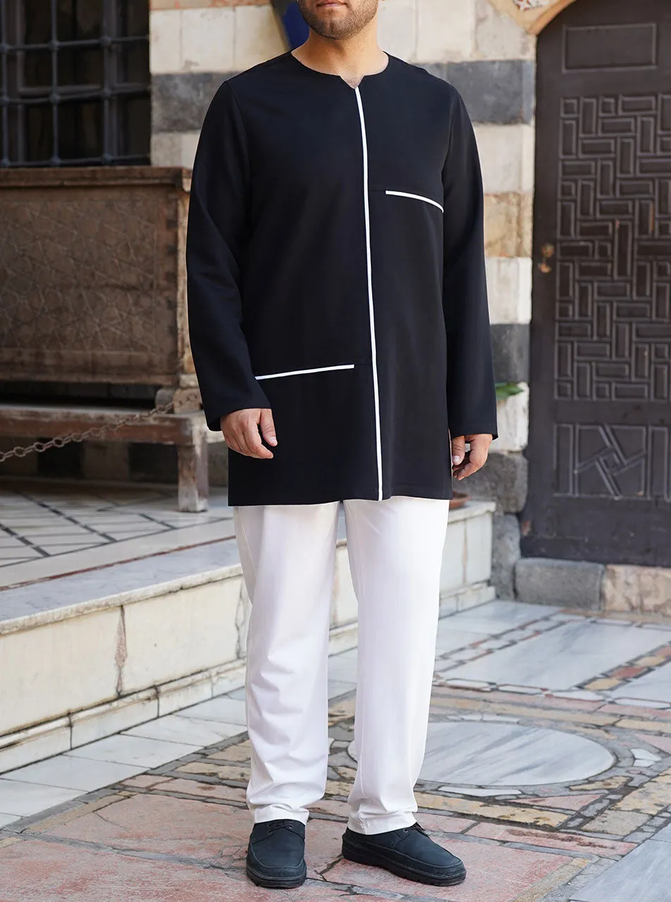 Contrast Trim Top