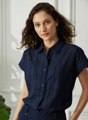 Cornet Cotton Eyelet Top