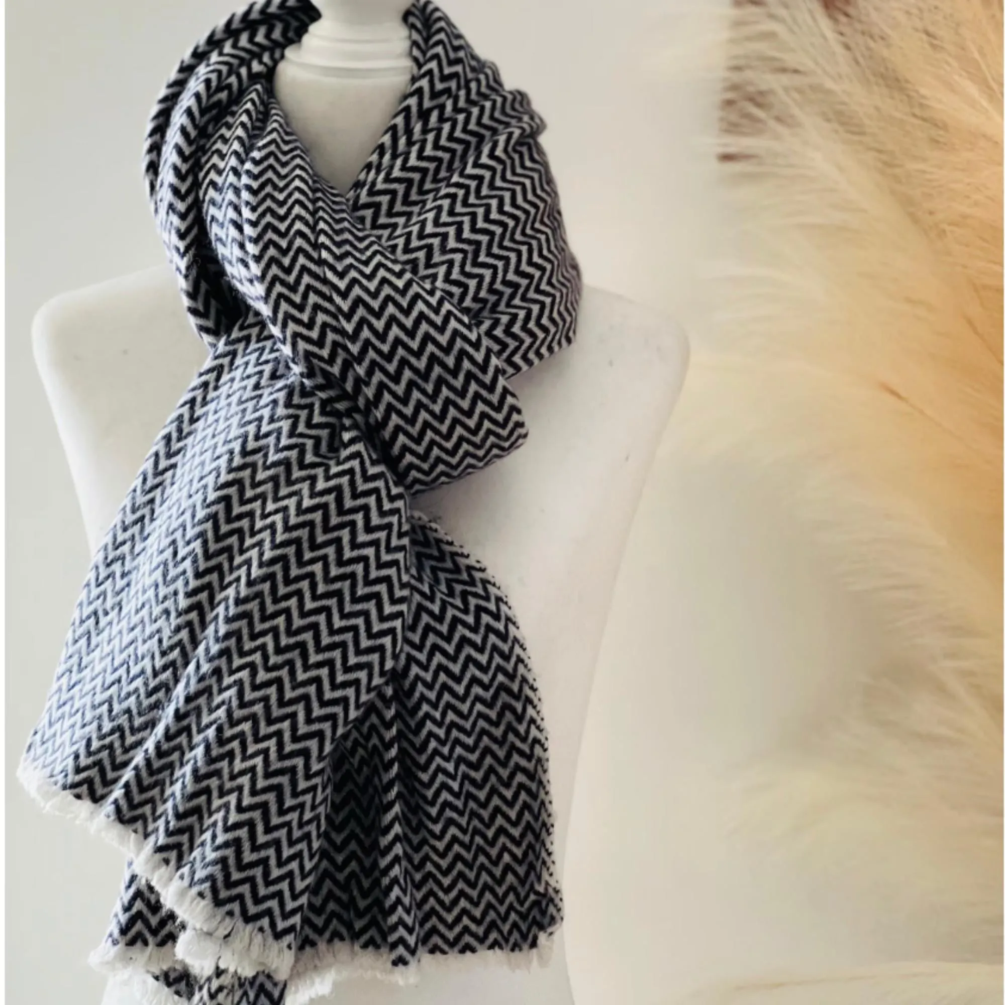 Cozy marino wool Scarf, Travel blanket scarf, Cozy winter Blanket SCARF Women, Soft and Warm Winter Shawl, Perfect gift for her