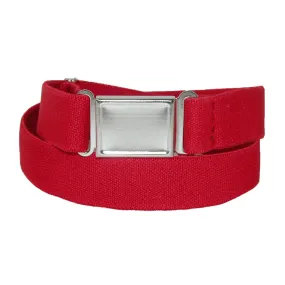 CTM® Kids' Elastic Stretch Adjustable Belt with Magnetic Buckle CTM® Kids' Elastic Stretch Adjustable Belt with Magnetic Buckle