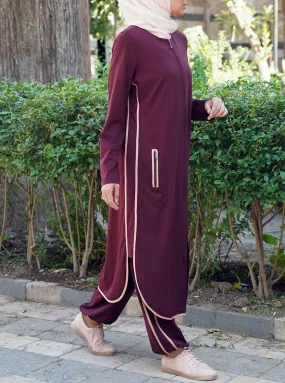 Curved Hem Jersey Midi Curved Hem Jersey Midi
