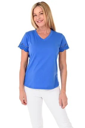 Cutout Sleeve Tee Cutout Sleeve Tee