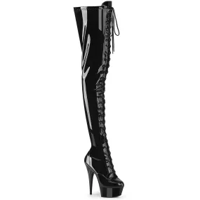 DELIGHT-4023 Lace-Up Stretch Crotch Boot DELIGHT-4023 Lace-Up Stretch Crotch Boot