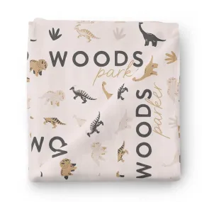 Dino Days Personalized Baby Name Swaddle Blanket Dino Days Personalized Baby Name Swaddle Blanket