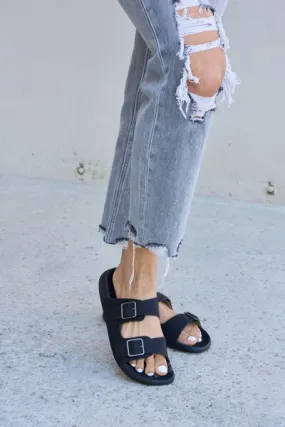 Double Buckle Open Toe Sandals Double Buckle Open Toe Sandals
