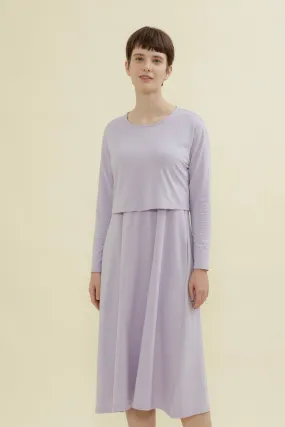 Double Layer Nursing Dress Double Layer Nursing Dress