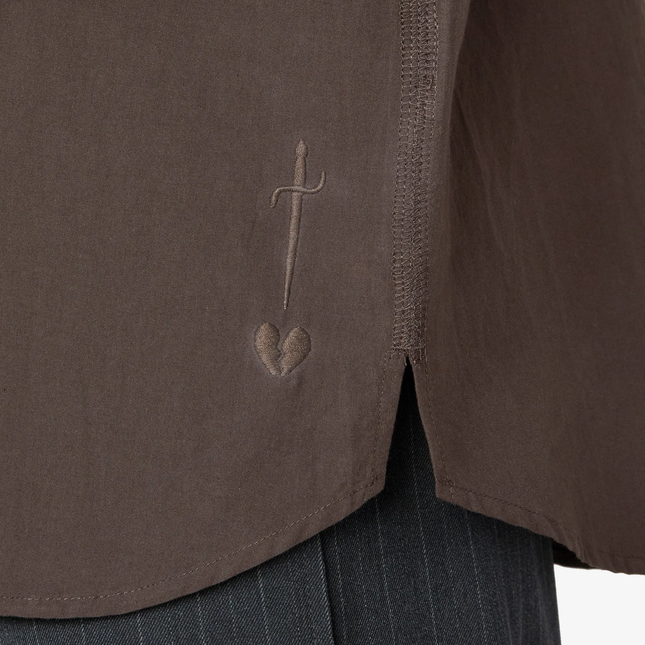 Double Shirt Washed Brown