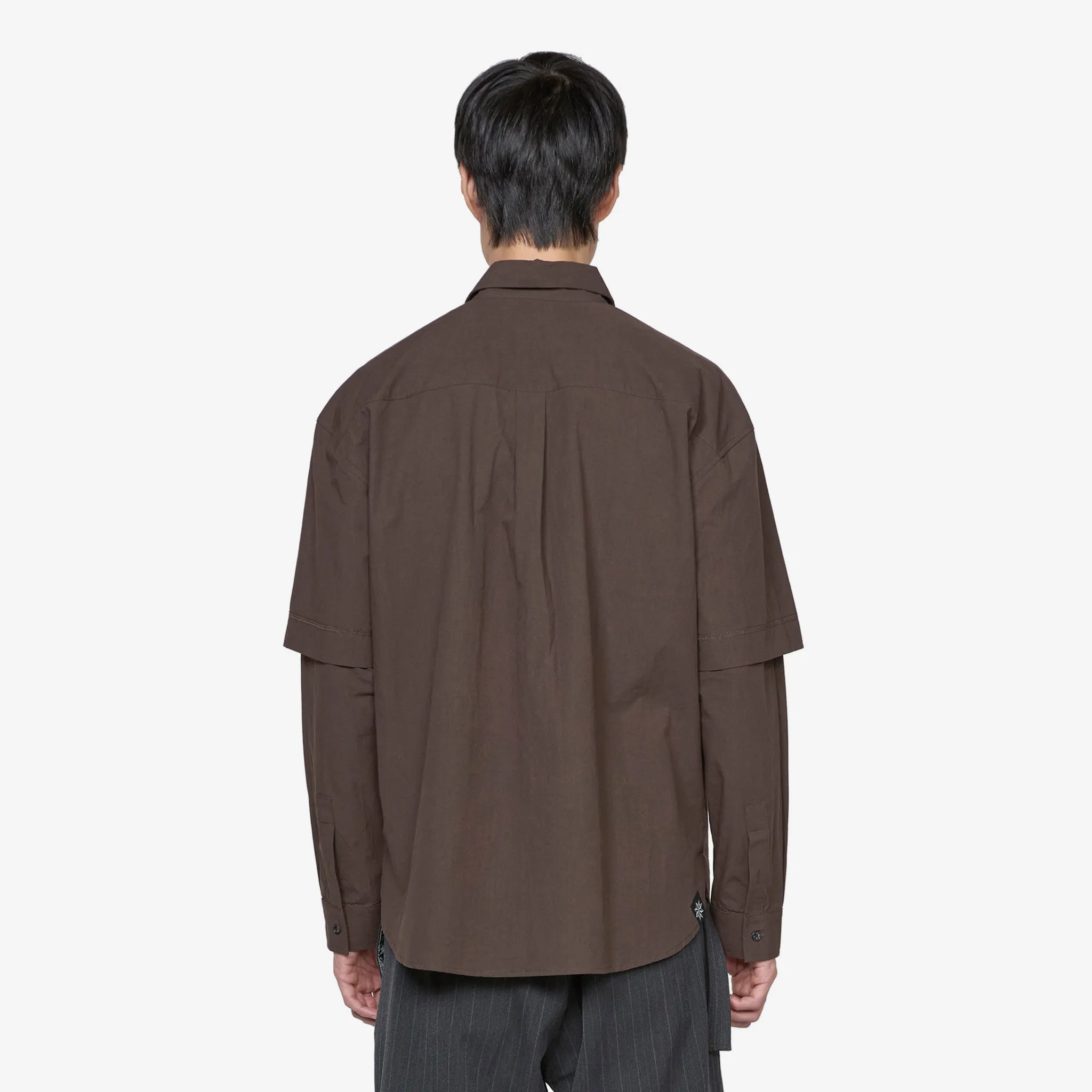 Double Shirt Washed Brown