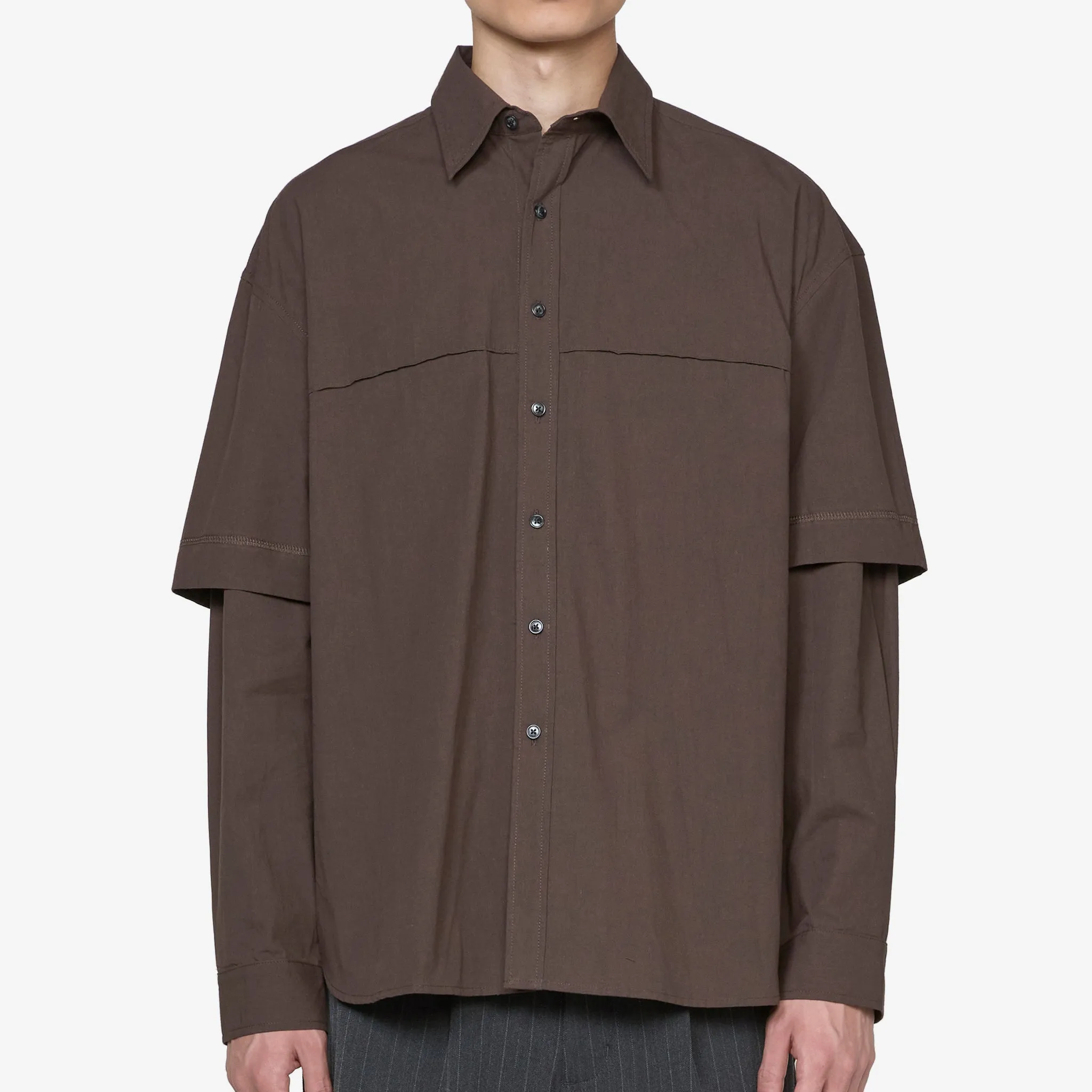 Double Shirt Washed Brown