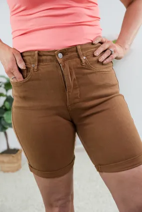 Down to Earth Tummy Control Judy Blue Bermuda Shorts Down to Earth Tummy Control Judy Blue Bermuda Shorts