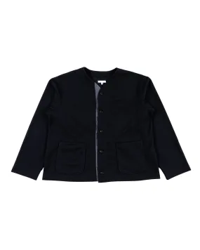 Engineered Garments Knit Cardigan Dark Navy Diamond Poly Knit Engineered Garments Knit Cardigan Dark Navy Diamond Poly Knit