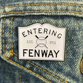 Entering Fenway Soft Enamel Pin Entering Fenway Soft Enamel Pin