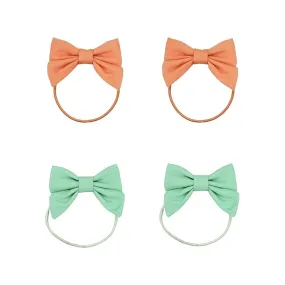Fable Bow Ponies set of 4 - Jade Melon Fable Bow Ponies set of 4 - Jade Melon