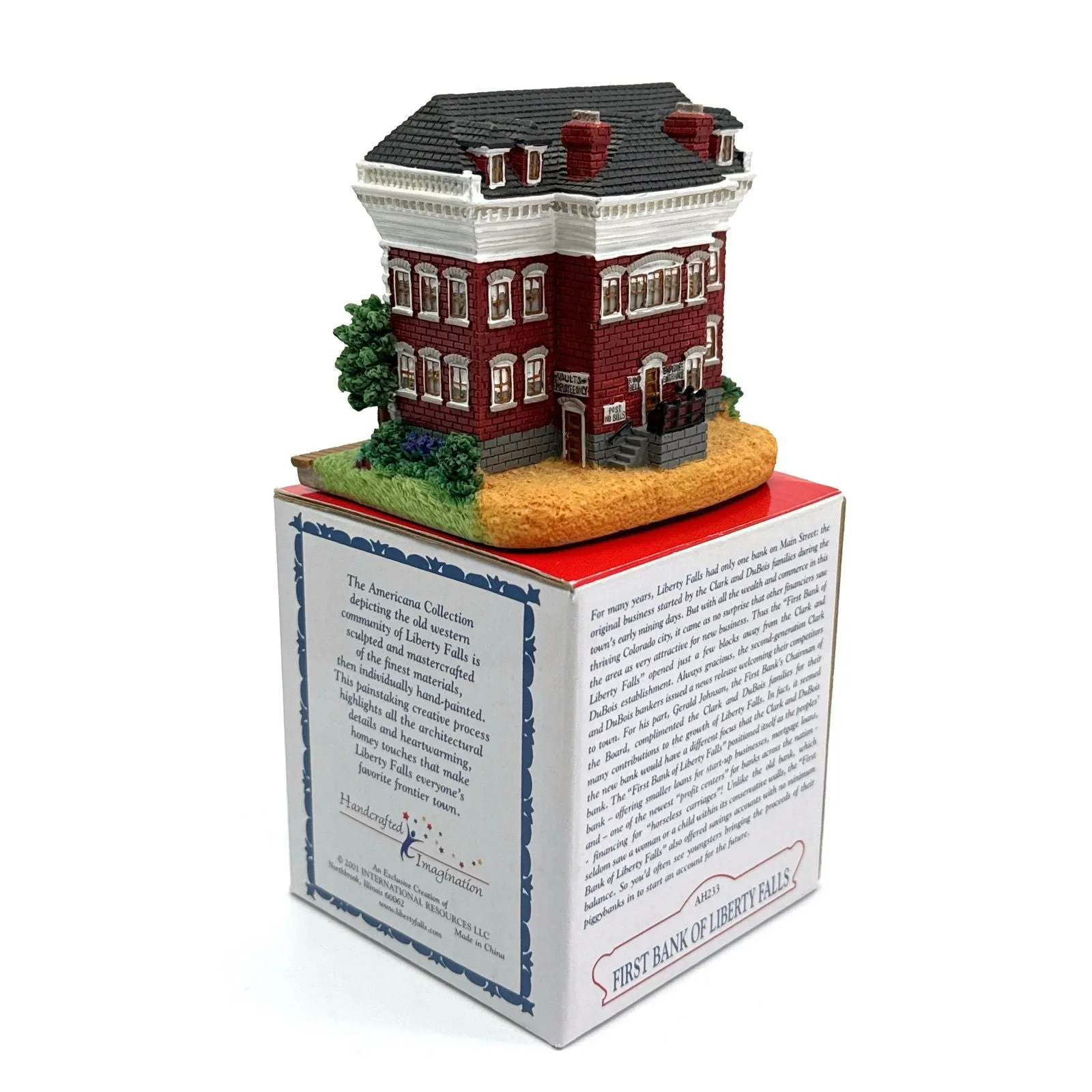 First Bank of Liberty Falls | Americana Collection - AH233 | 2001 | EUC