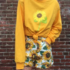 FLOWER CHILD- sunflower LONG SLEEVE UNISEX FLOWER CHILD- sunflower LONG SLEEVE UNISEX