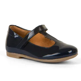 Froddo Girl's Fiona T Bar Dress Shoes - Blue Patent Froddo Girl's Fiona T Bar Dress Shoes - Blue Patent