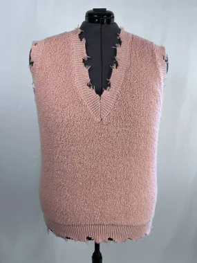 GeeGee Size 3X (22) Light Pink Boucle Vest NWT GeeGee Size 3X (22) Light Pink Boucle Vest NWT