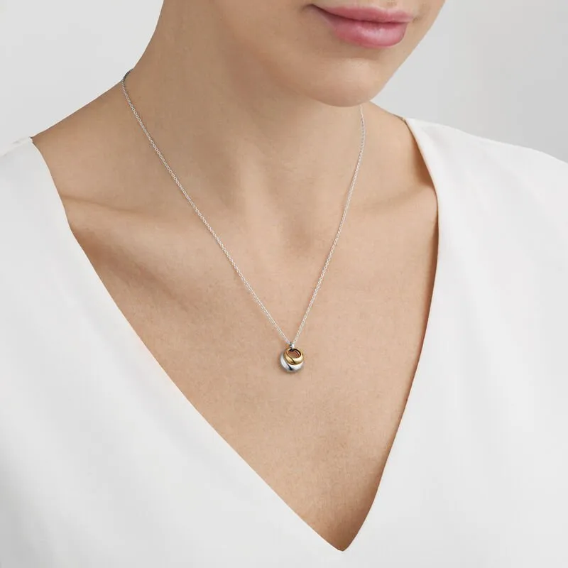 Georg Jensen Curve Pendant Necklace