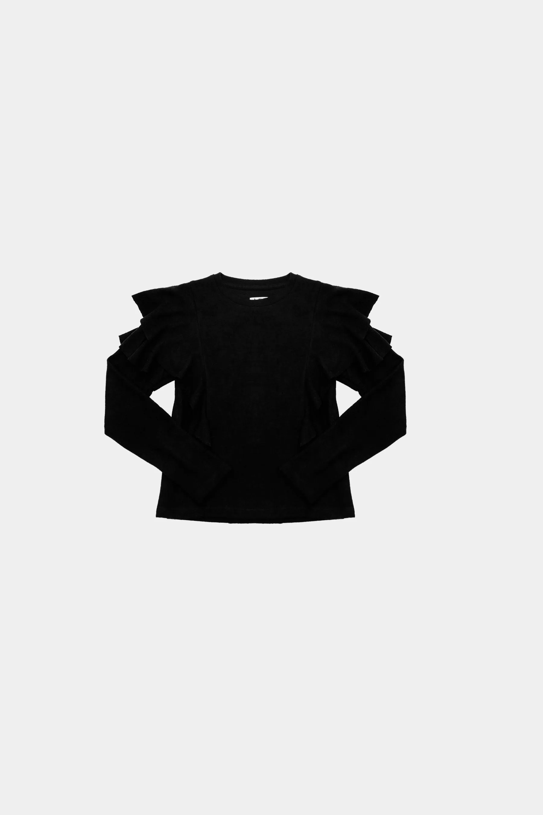 Girls Double Ruffle Sweater