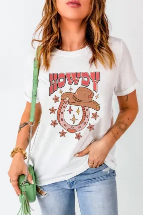 Graphic Round Neck Short Sleeve T-Shirt Graphic Round Neck Short Sleeve T-Shirt