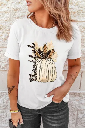 Graphic Round Neck Short Sleeve T-Shirt Graphic Round Neck Short Sleeve T-Shirt