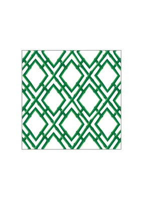 GREEN BAMBOO COCKTAIL NAPKINS GREEN BAMBOO COCKTAIL NAPKINS