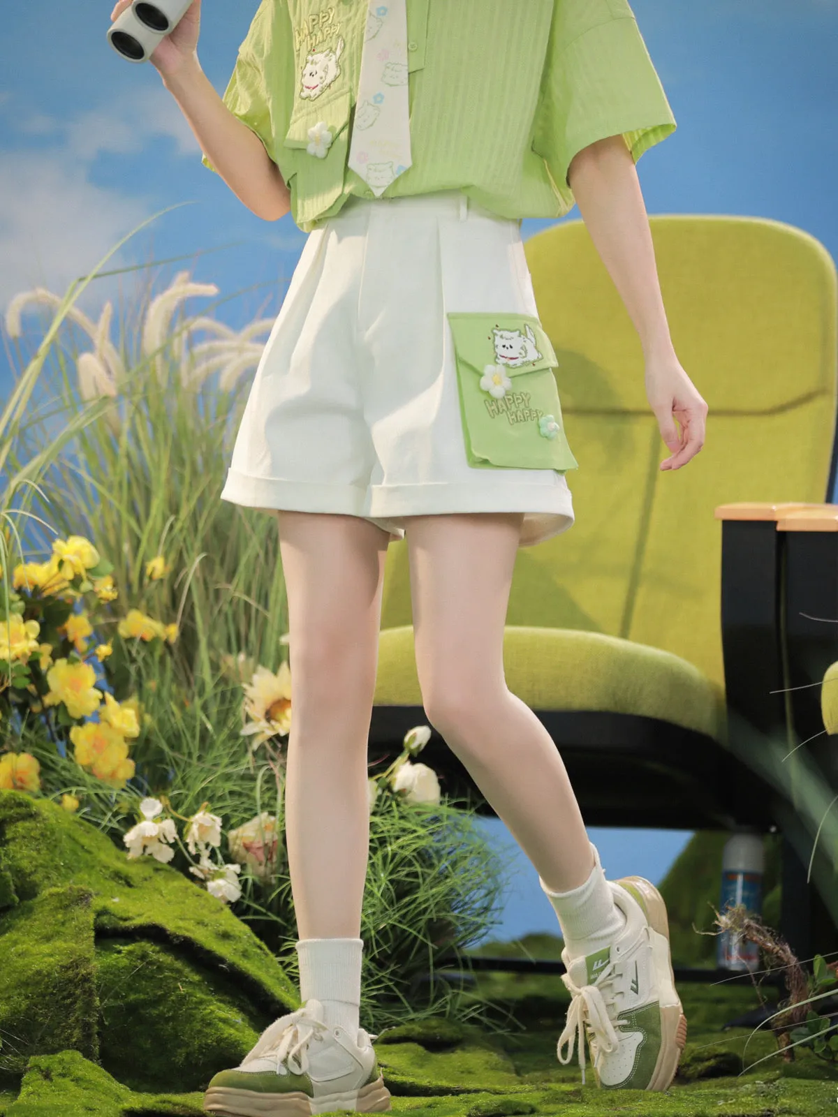 Happy Puppy Sweet Summer Shorts