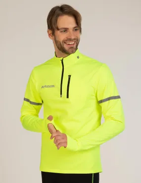 Herren Thermo Fahrradtrikot - Laufshirt Langarm Neon Herren Thermo Fahrradtrikot - Laufshirt Langarm Neon