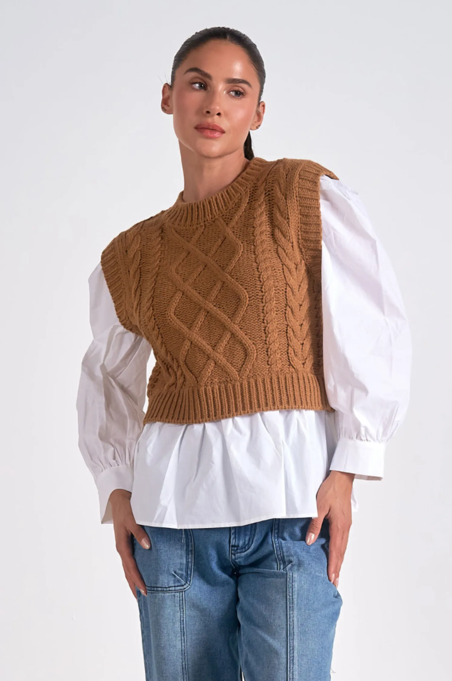 Honey Sweater Vest Top