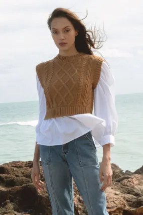 Honey Sweater Vest Top Honey Sweater Vest Top