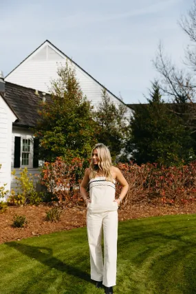 Just Saying Jumpsuit - Cream Just Saying Jumpsuit - Cream