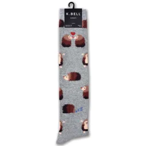 K Bell Hedgehog Friends Knee High Socks K Bell Hedgehog Friends Knee High Socks