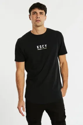 Kscy driftwood dual curved tee- jet black Kscy driftwood dual curved tee- jet black