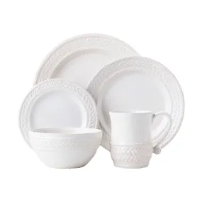 Le Panier 5pc Place Setting - Whitewash Le Panier 5pc Place Setting - Whitewash