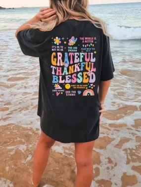 Letter Graphic Round Neck Short Sleeve T-Shirt Letter Graphic Round Neck Short Sleeve T-Shirt
