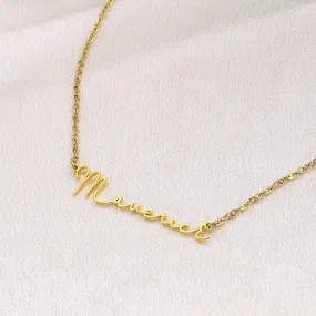 Personalized Signature Necklace Personalized Signature Necklace