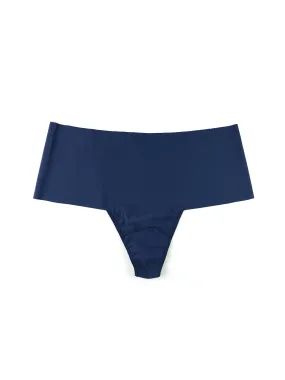 Plus Size BreatheSoft™ High Rise Thong Nightshade Blue Exclusive Plus Size BreatheSoft™ High Rise Thong Nightshade Blue Exclusive