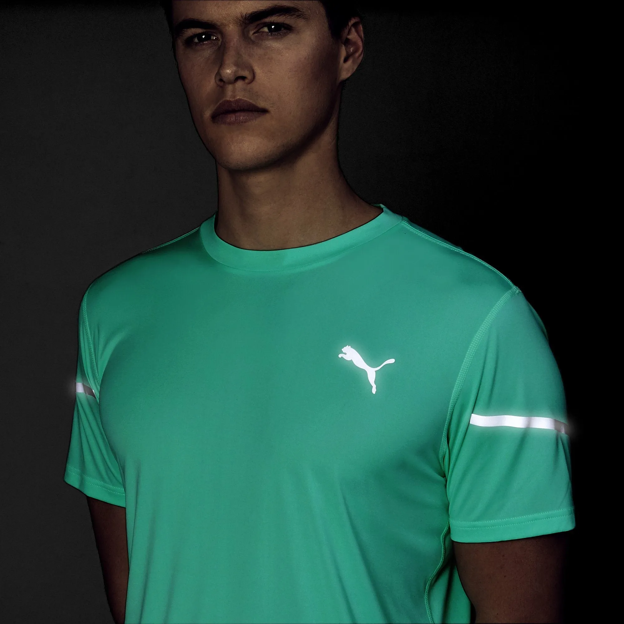 Puma Men Runner Id Thermo R  Short Sleeve Tee