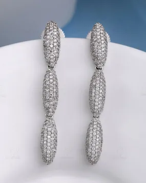 Richard Cz Dangler Earrings Richard Cz Dangler Earrings
