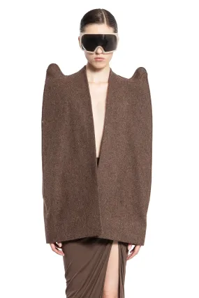 RICK OWENS WOMAN BROWN COATS RICK OWENS WOMAN BROWN COATS