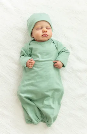 Sage Baby Coming Home Outfit & Matching Newborn Hat Set 2pc. Sage Baby Coming Home Outfit & Matching Newborn Hat Set 2pc.