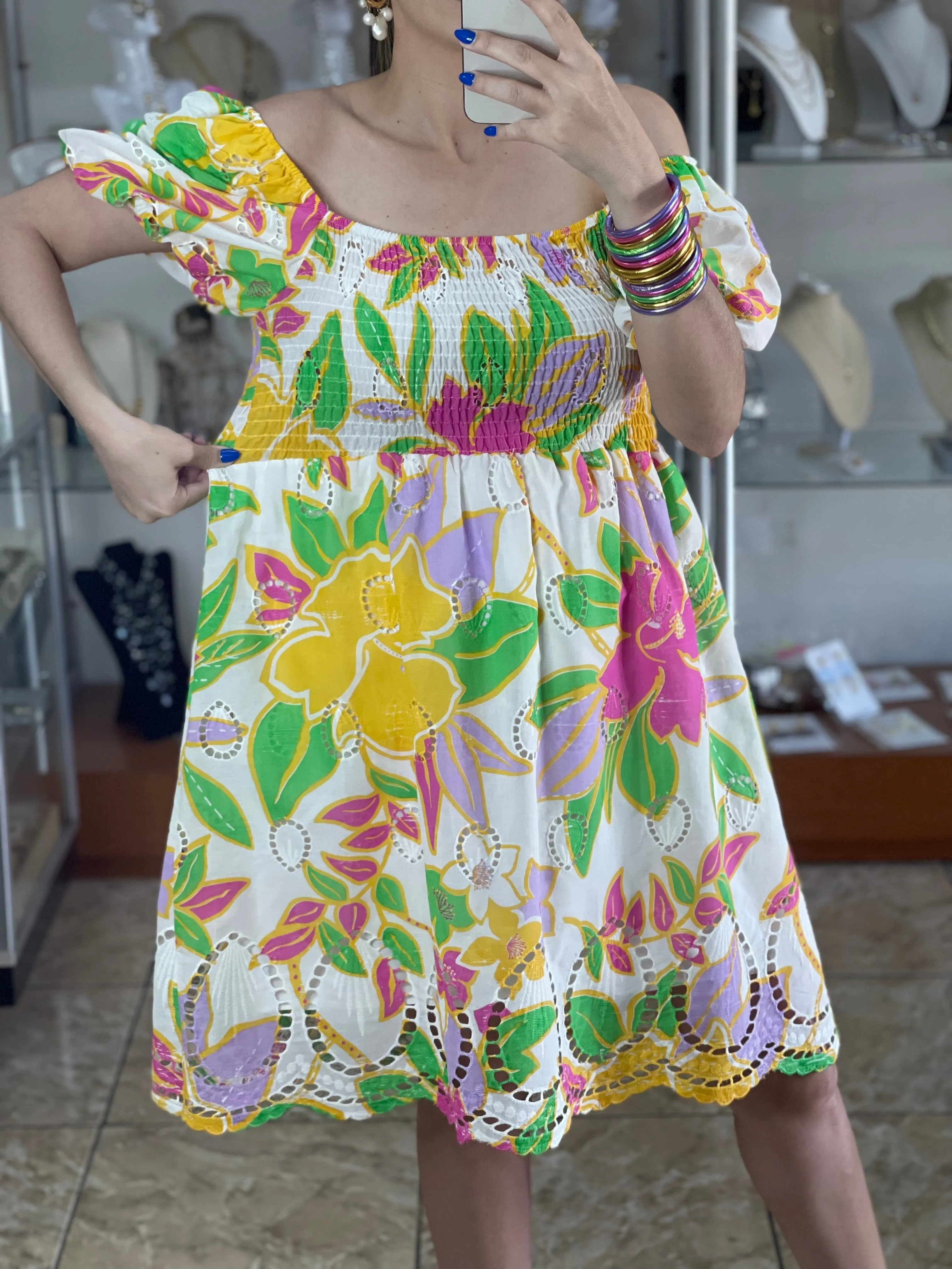 Short Floral OS Dress