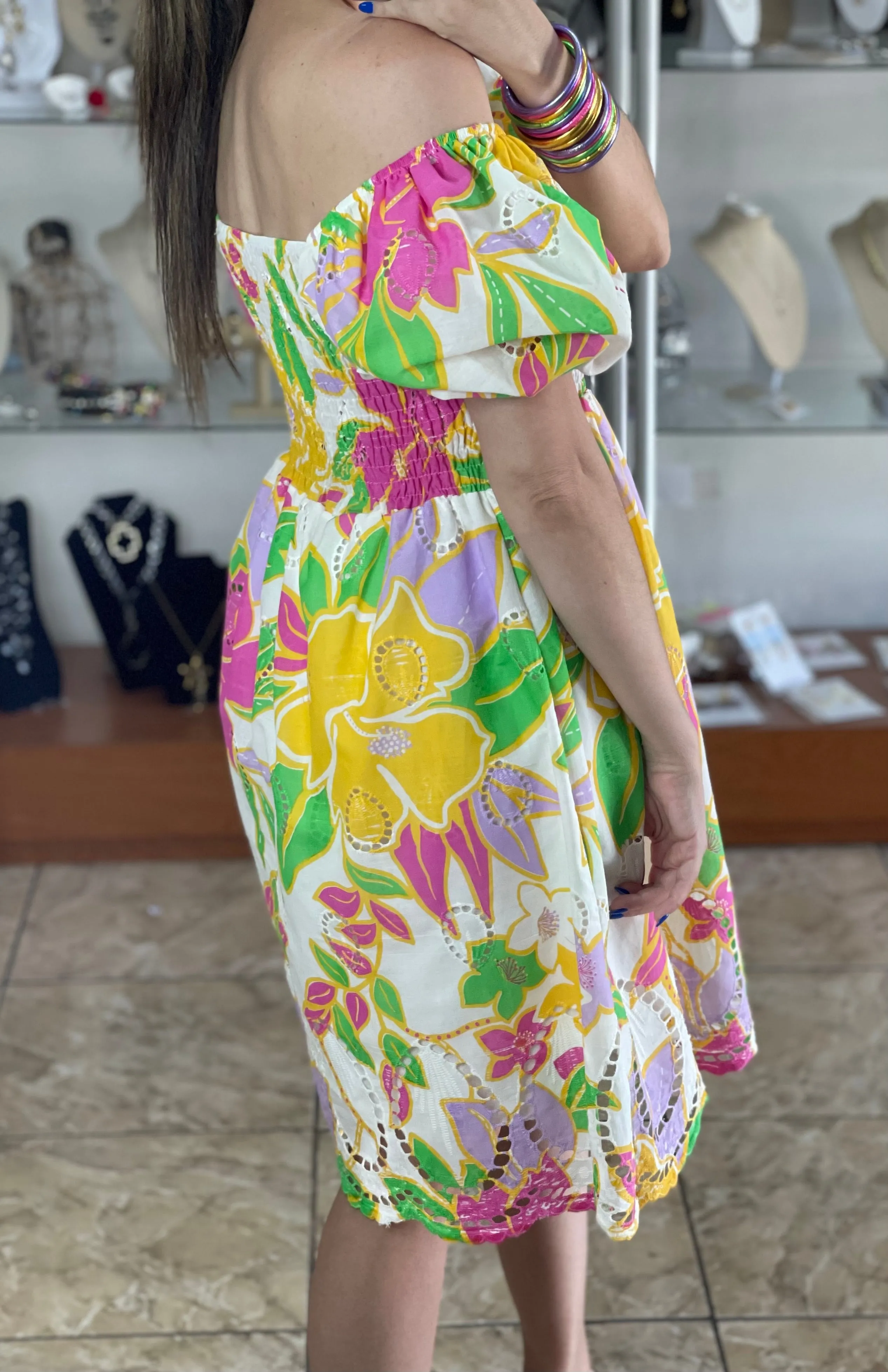 Short Floral OS Dress