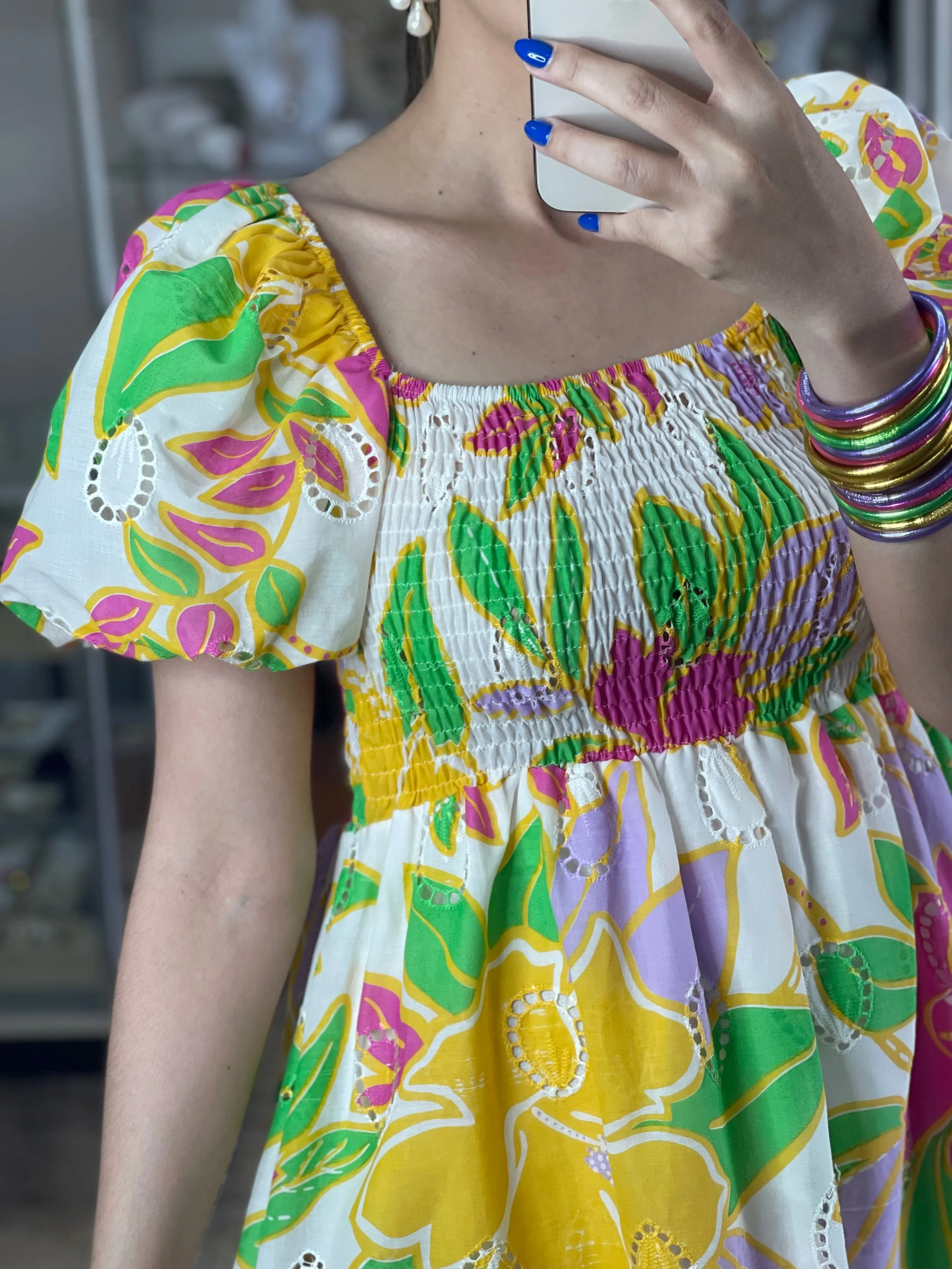 Short Floral OS Dress